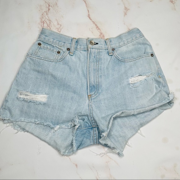 rag & bone Glena Whole Justine Ripped Distressed Jean Short - Picture 2 of 9